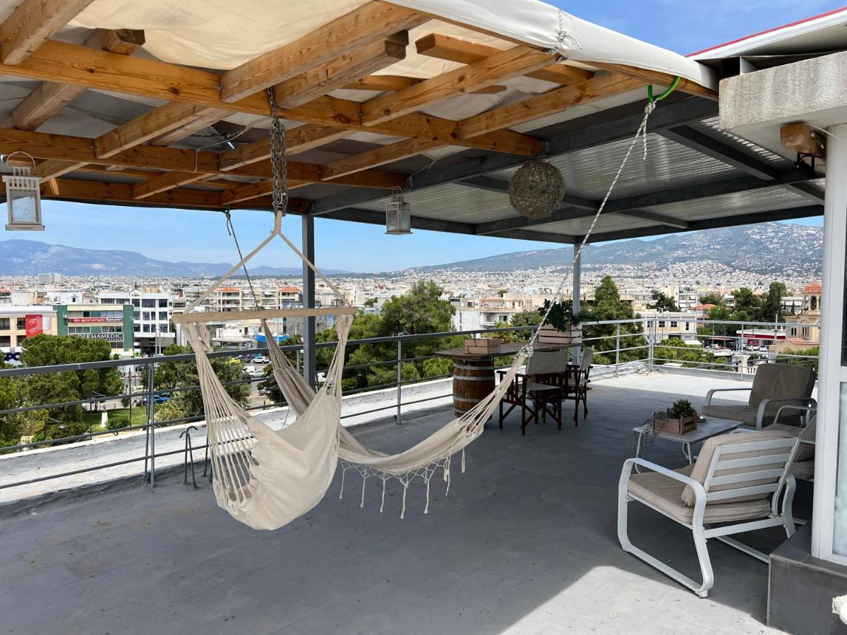 Square'S View Agia Paraskevi Atény Exteriér fotografie